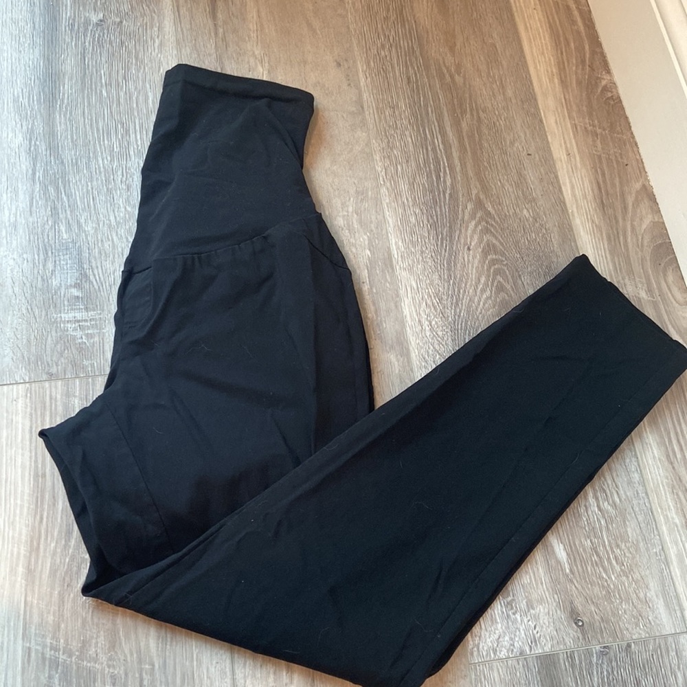 Motherhood Maternity XL black stretch pants
